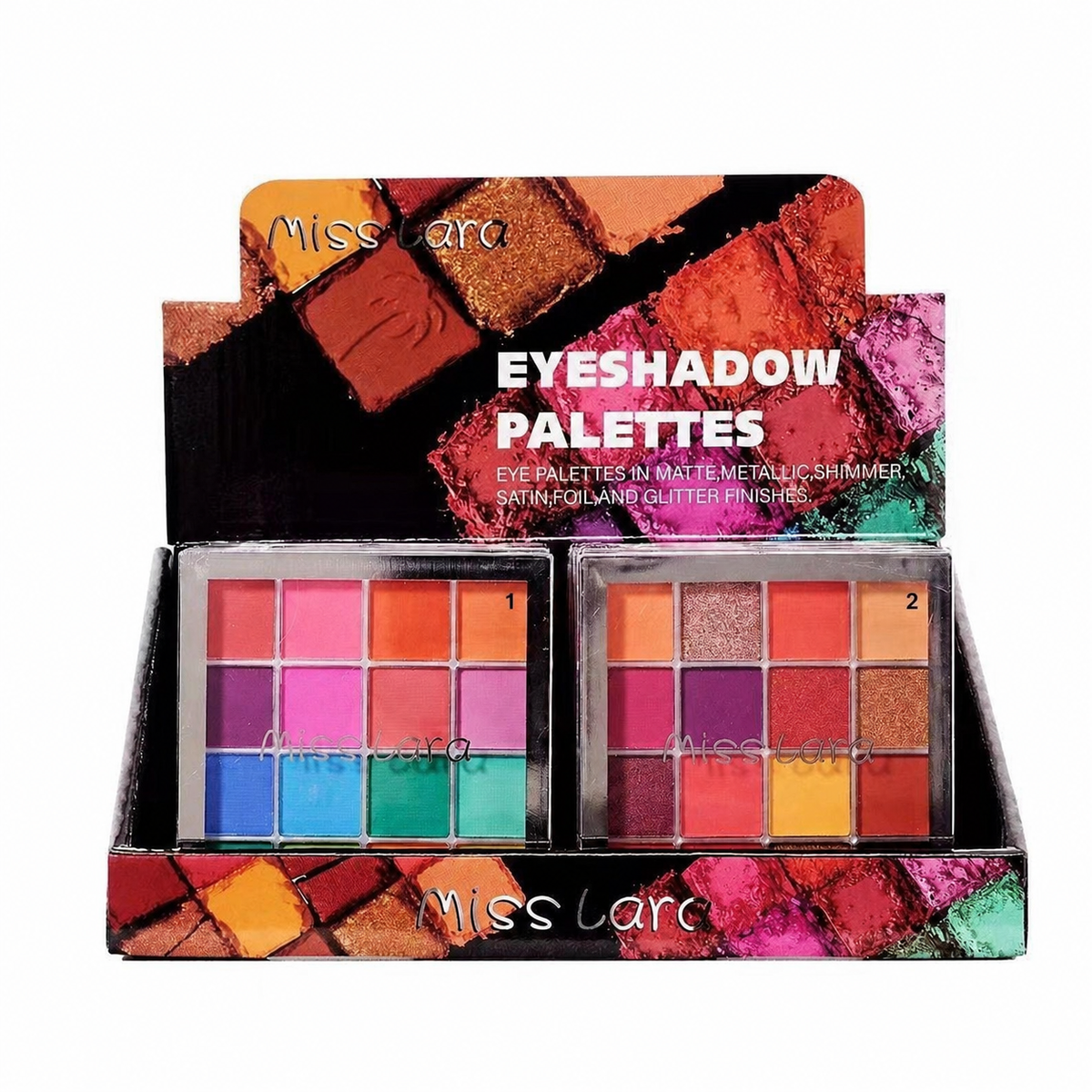 Miss Lara Eyeshadow Palette - 12 Colors - Buy Online in Pakistan at Cosmia.pk