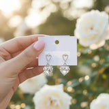Korean Style Heart Earrings — Cute & Chic Accessory - Buy Online in Pakistan at Cosmia.pk