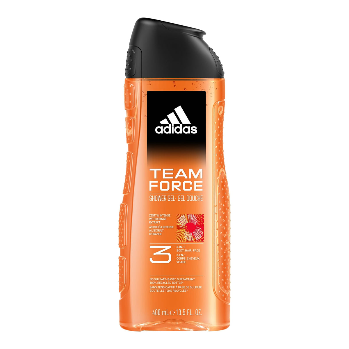 Adidas Team Force 3-in-1 Shower Gel 400ml — buy original online in Pakistan at Cosmia.pk