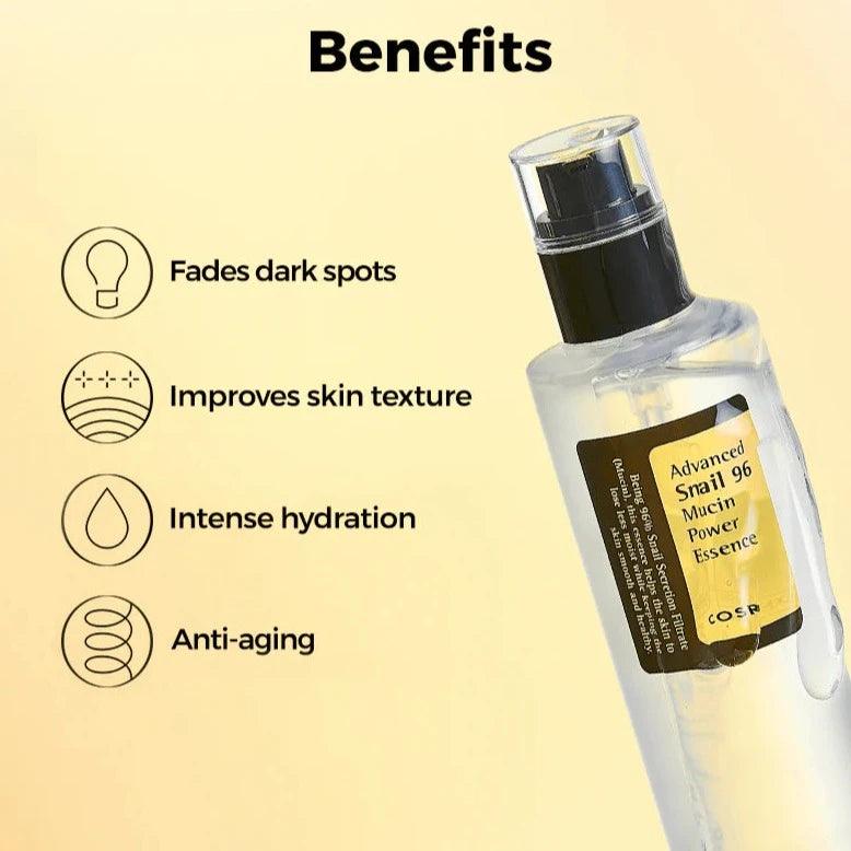 Cosrx Advanced Snail 96 Mucin Power Essence - 100ml - Buy Online in Pakistan at Cosmia.pk