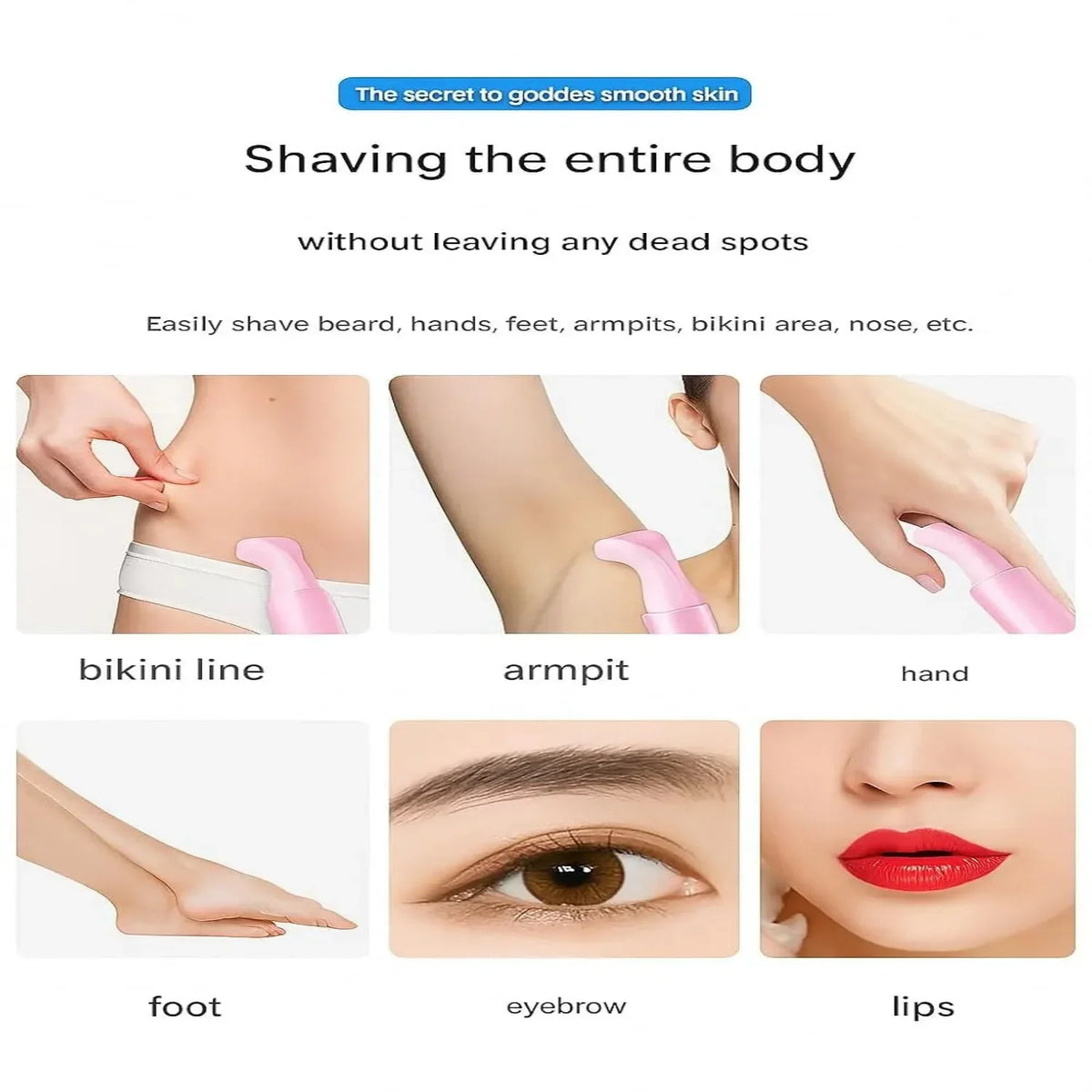 3‑in‑1 Flawzbss Hair Removal & Eyebrow Trimmer - Buy Online in Pakistan at Cosmia.pk