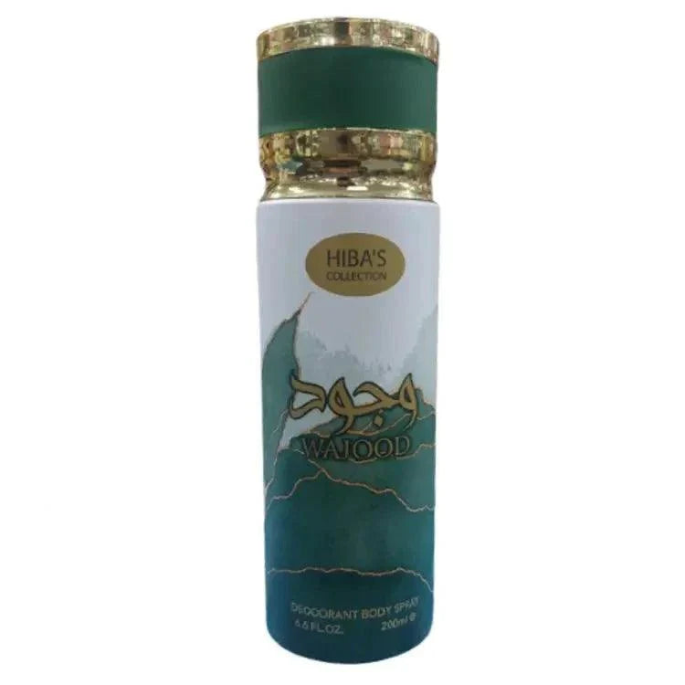 HIBA'S Collections Body Spray - 200ml Wajood - Buy Online in Pakistan at Cosmia.pk