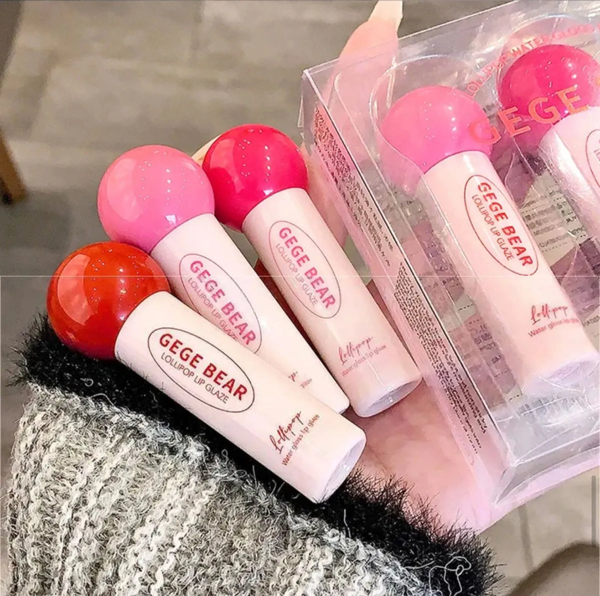 Gege Bear Lollipop Lip Gloss - Buy Online in Pakistan at Cosmia.pk