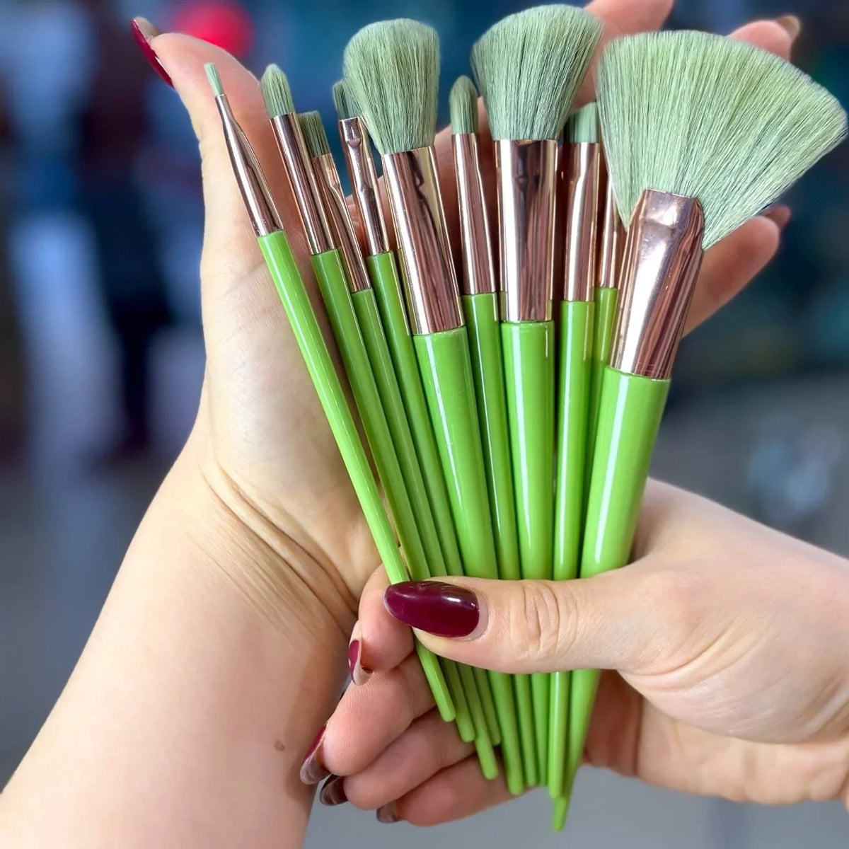 Ruibla Makeup Brush Set - 10Pcs - Buy Online in Pakistan at Cosmia.pk