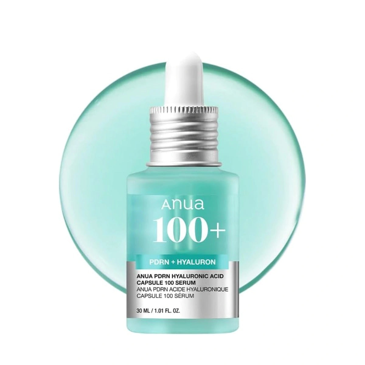 Anua PDRN Hyaluronic Acid Capsule 100 Serum 30ml packshot — PDRN hyaluron face serum at Cosmia.pk