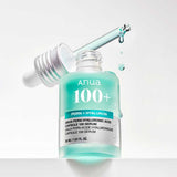Anua PDRN Hyaluronic Acid Capsule 100 Serum 30ml with dropper and serum droplet — Cosmia.pk