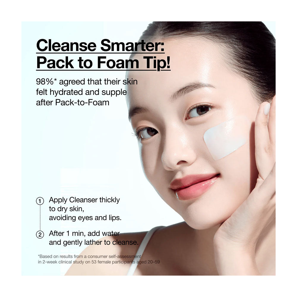 Anua PDRN Hyaluronic Acid Moisturizing Cleansing Foam 150ml pack-to-foam 1 minute mask tip — buy online in Pakistan