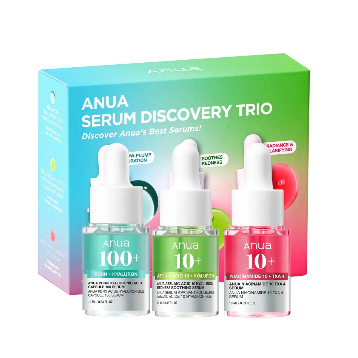 Anua Serum Minis Discovery Trio Set - Buy Online in Pakistan at Cosmia.pk