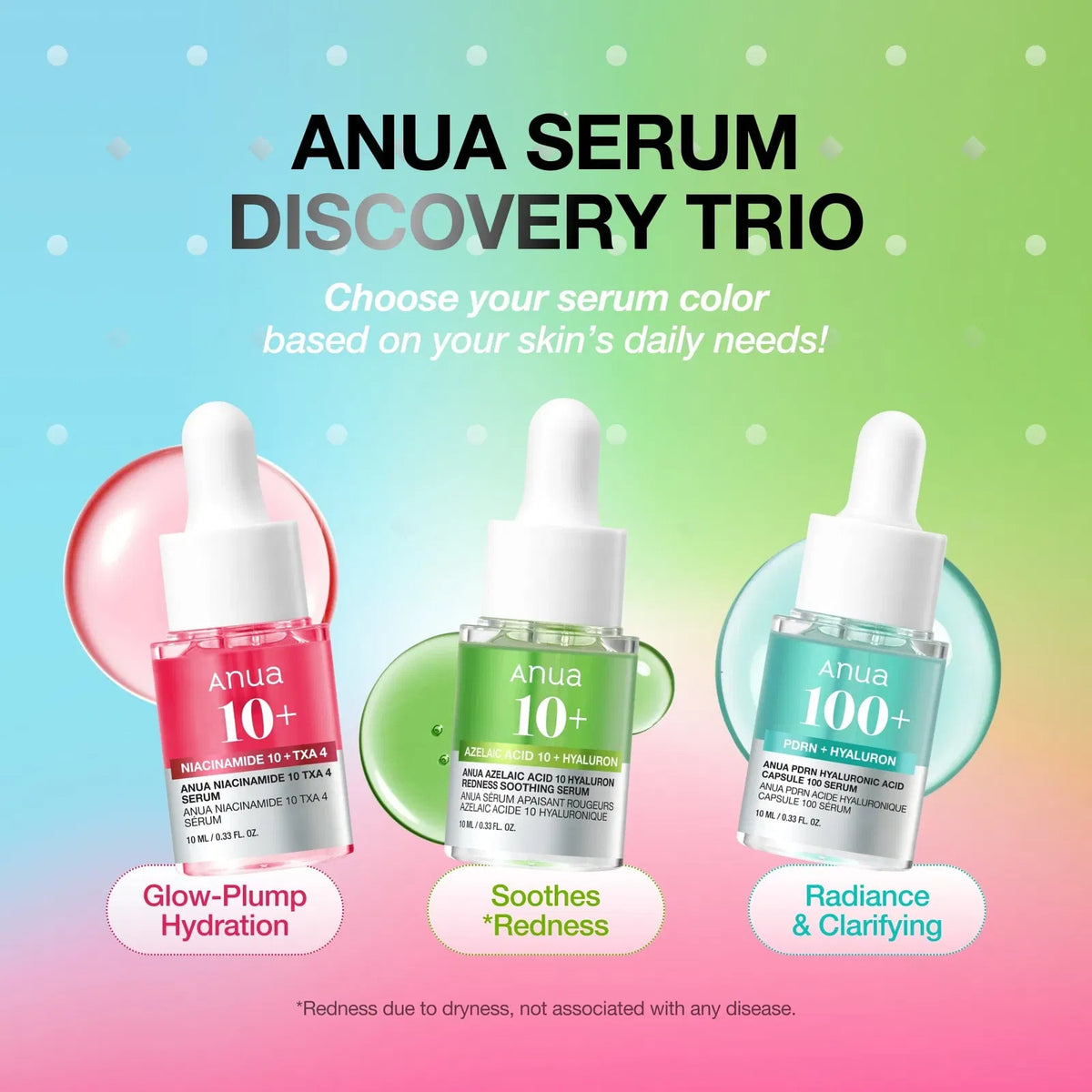 Anua Serum Minis Discovery Trio Set - Buy Online in Pakistan at Cosmia.pk