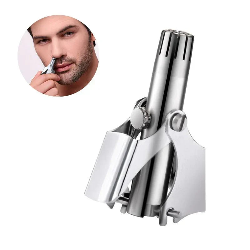 Mini Portable Stainless Steel Manual Nose Hair Trimmer - Buy Online in Pakistan at Cosmia.pk