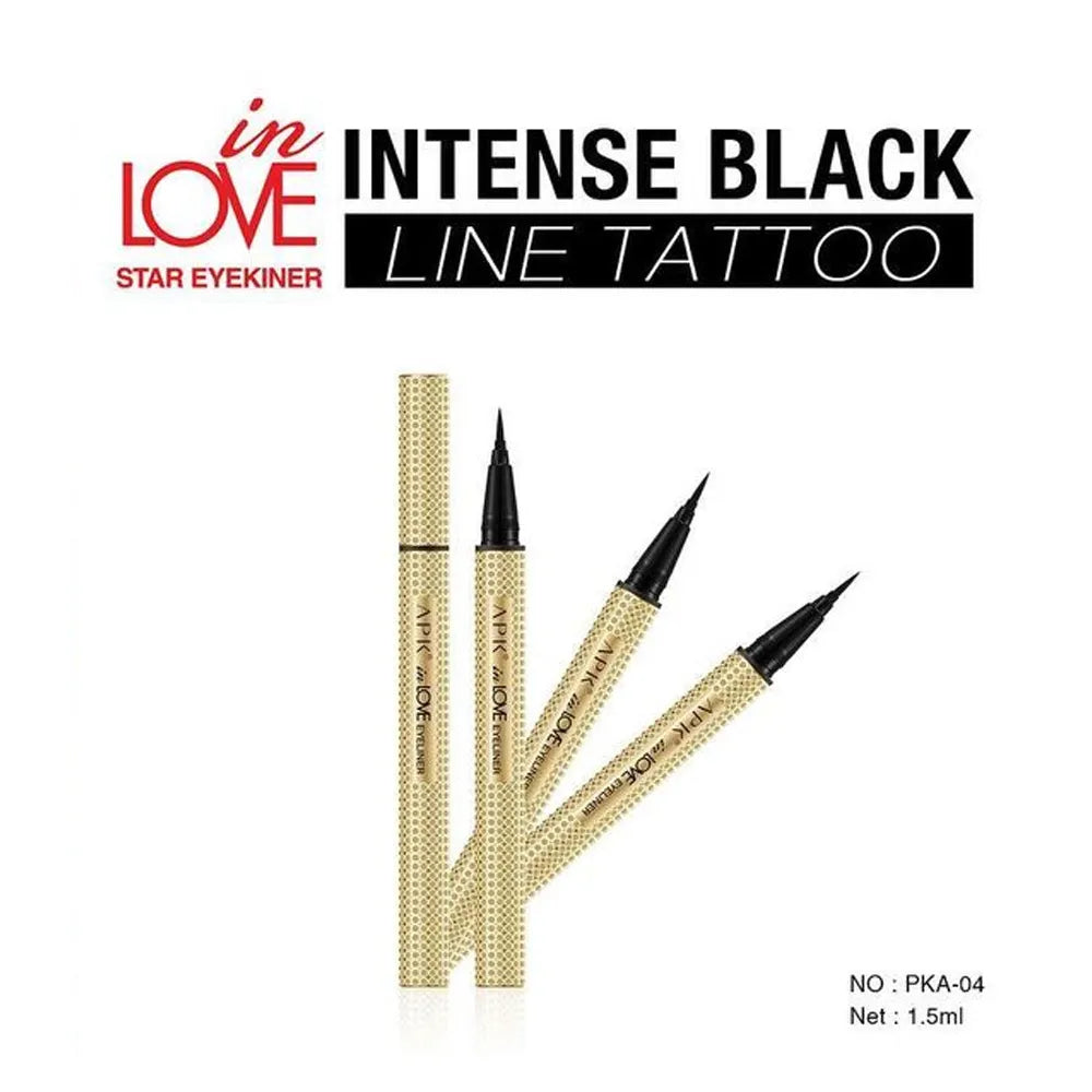 APK In Love Star Eyeliner Intense Black PKA-04 – 1.5ml - Buy Online in Pakistan at Cosmia.pk