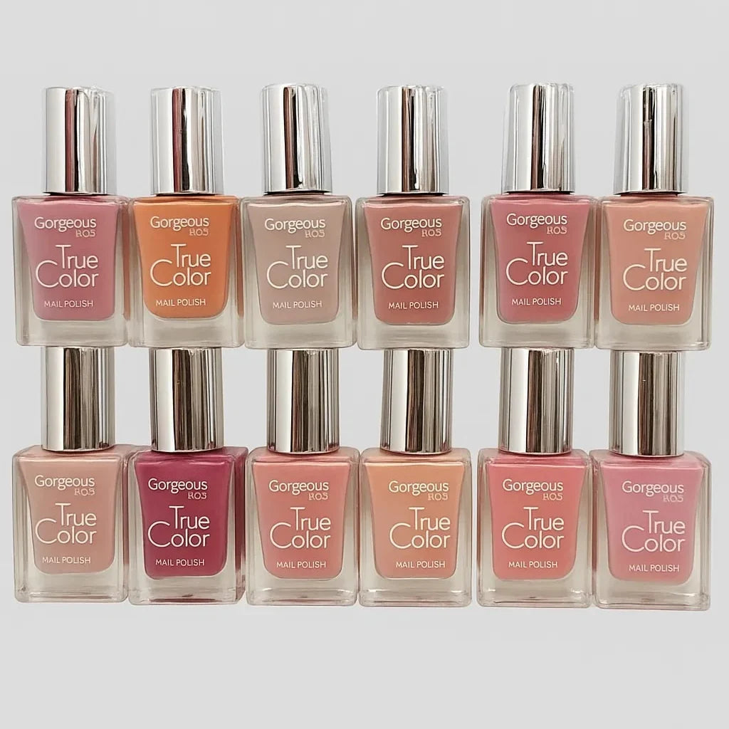 Gorgeous Paris true color permanent nail paint (12 Pcs Set) - Buy Online in Pakistan at Cosmia.pk