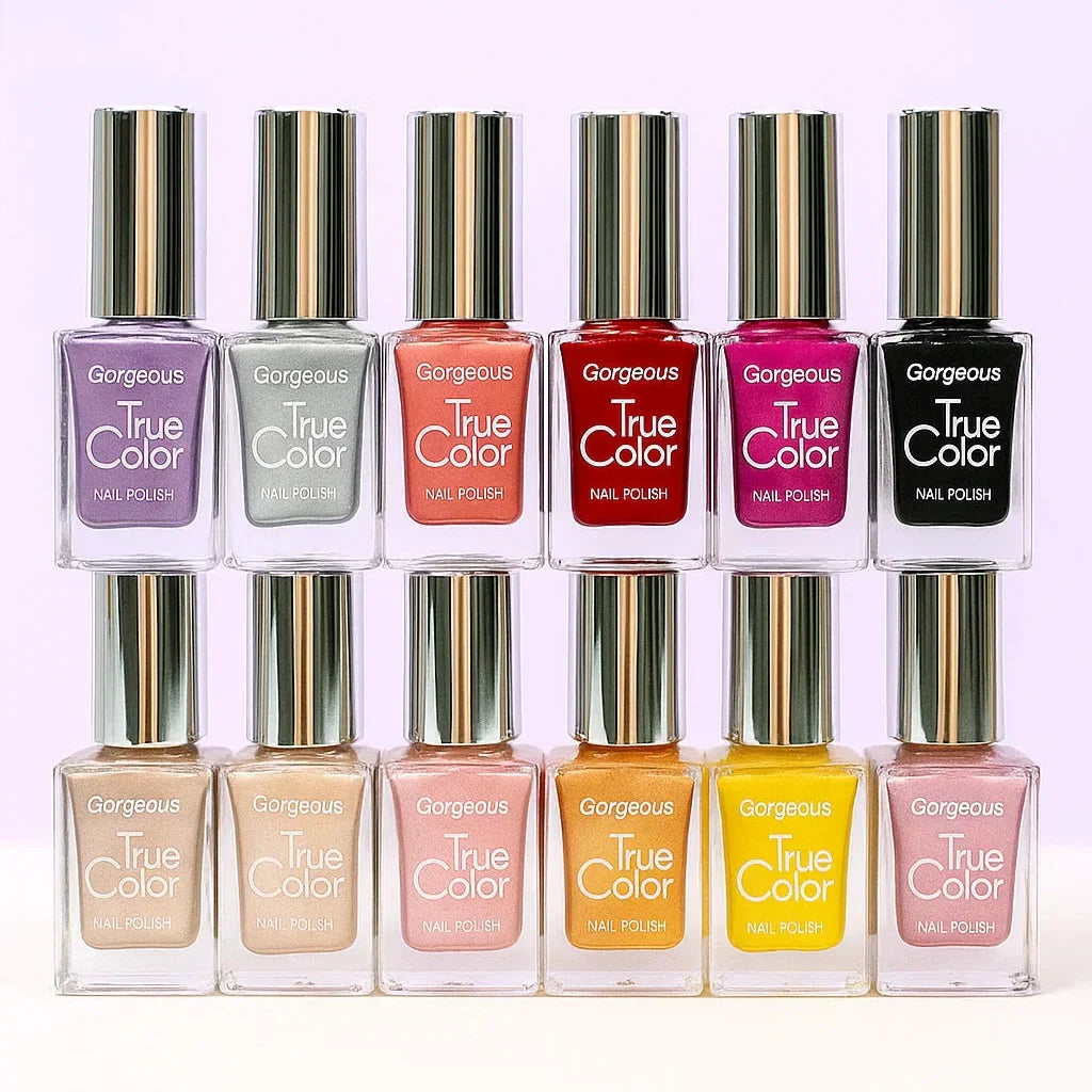 Gorgeous Paris true color permanent nail paint (12 Pcs Set) - Buy Online in Pakistan at Cosmia.pk