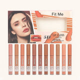 12 Pcs Fit Me 5D Lip Gloss - Buy Online in Pakistan at Cosmia.pk