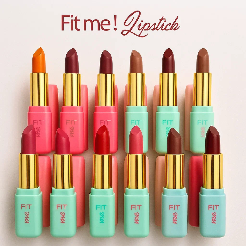 12Pcs Fitme Lipstick Color Fashion - Buy Online in Pakistan at Cosmia.pk