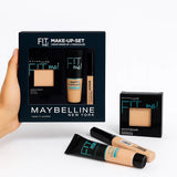 Maybelline Fit Me Makeup Set – Liquid Foundation, Powder, and Concealer - Buy Online in Pakistan at Cosmia.pk