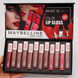Maybelline lipgloss Set - Pack of 12 - Buy Online in Pakistan at Cosmia.pk