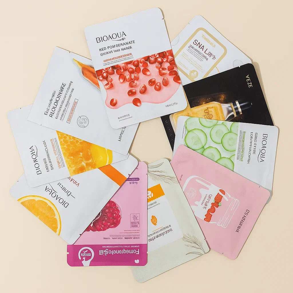 Moisturizing Face Sheet Masks - 10pcs - Buy Online in Pakistan at Cosmia.pk