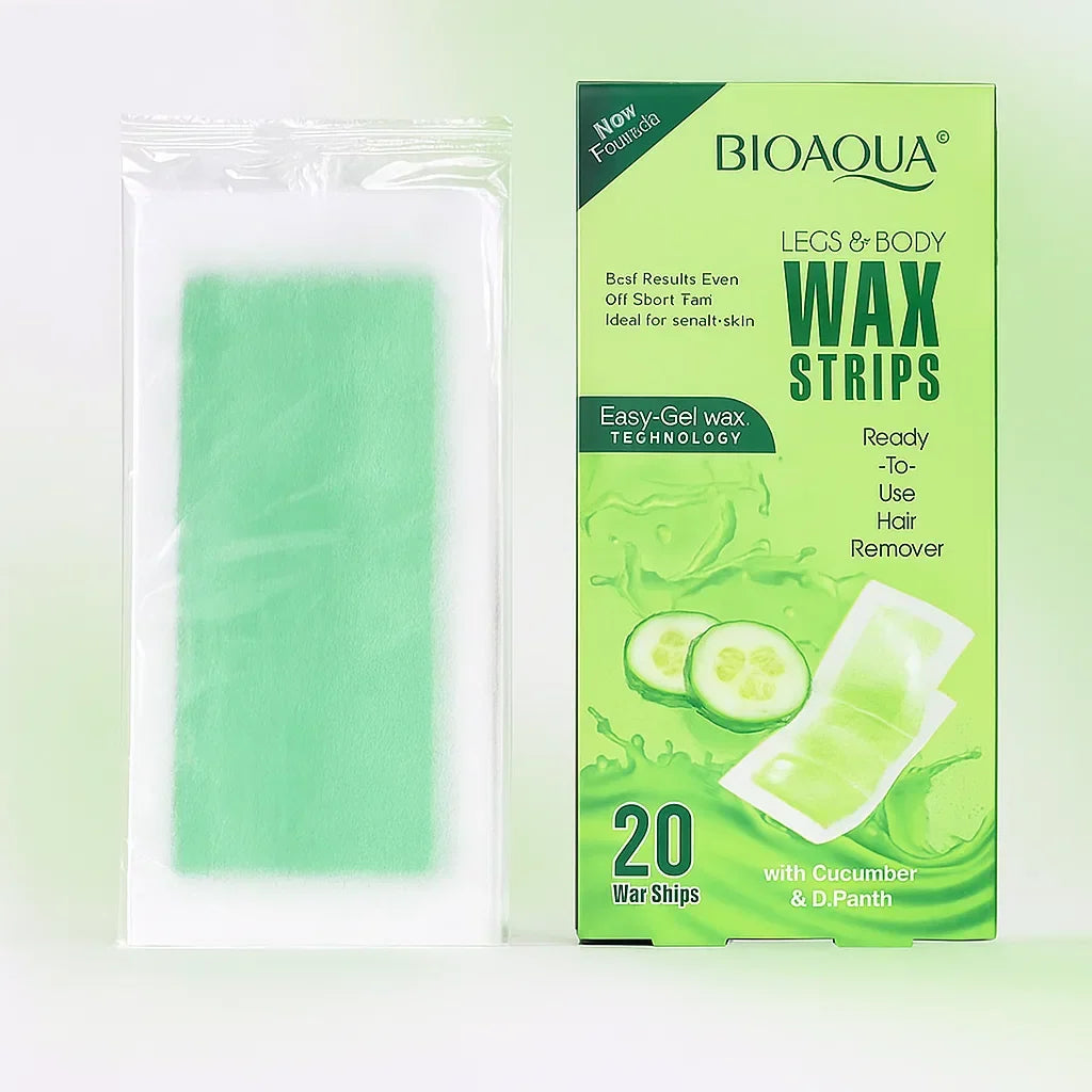 Bioaqua Body Wax Strips Dry (20 Pieces) - Buy Online in Pakistan at Cosmia.pk
