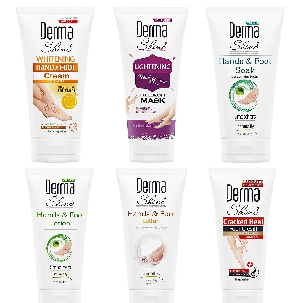 Derma Shine - Manicure & Pedicure Kit, 6-Pack - 70g Dermashine