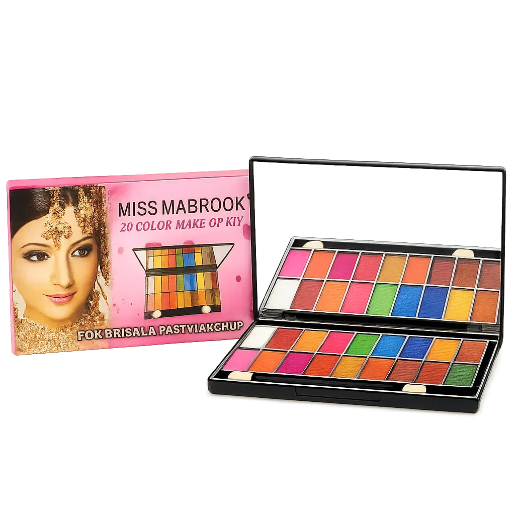 Miss Mababrook 20 Color Glitter Eyeshadow Palette - Buy Online in Pakistan at Cosmia.pk