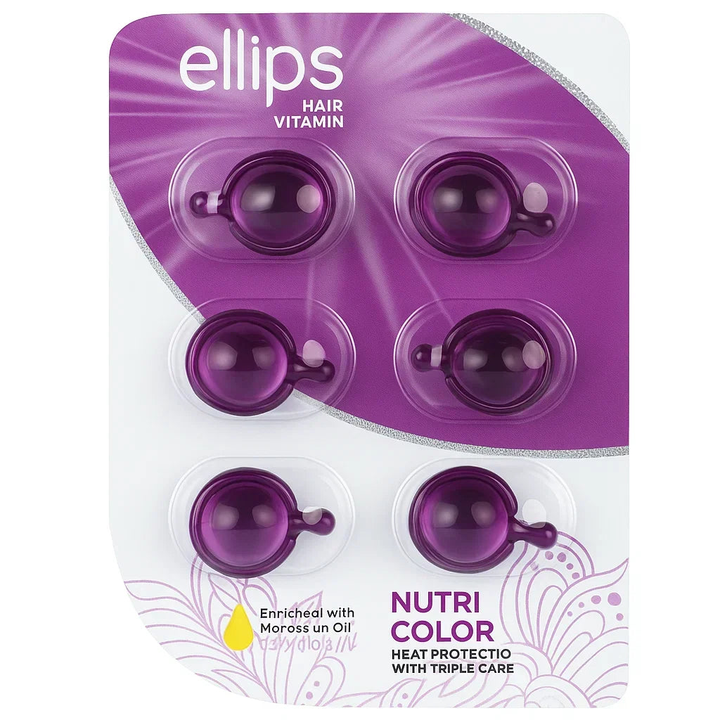 Ellips Nutri Color Hair Vitamin Capsules - 6 Pcs - Buy Online in Pakistan at Cosmia.pk