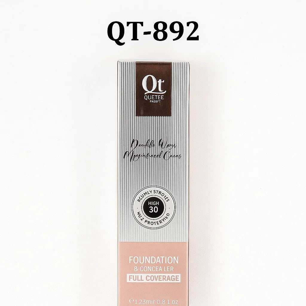 Quetee Beauty Full Coverage Water Proof Foundation - Buy Online in Pakistan at Cosmia.pk