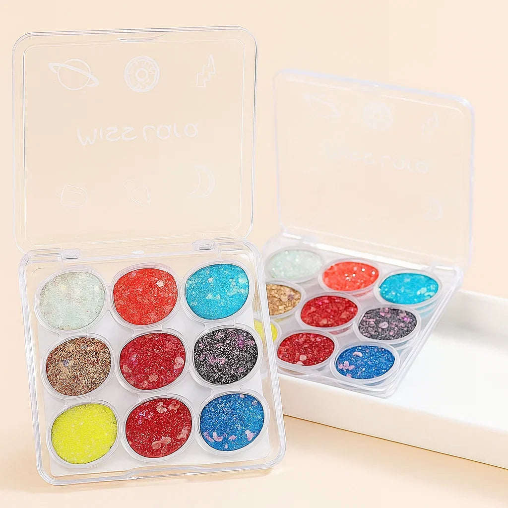Miss Lara Cream Glitter Eyeshadow Palette - 9 Color - Buy Online in Pakistan at Cosmia.pk