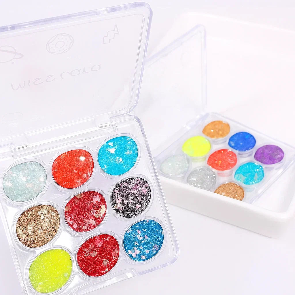Miss Lara Cream Glitter Eyeshadow Palette - 9 Color - Buy Online in Pakistan at Cosmia.pk