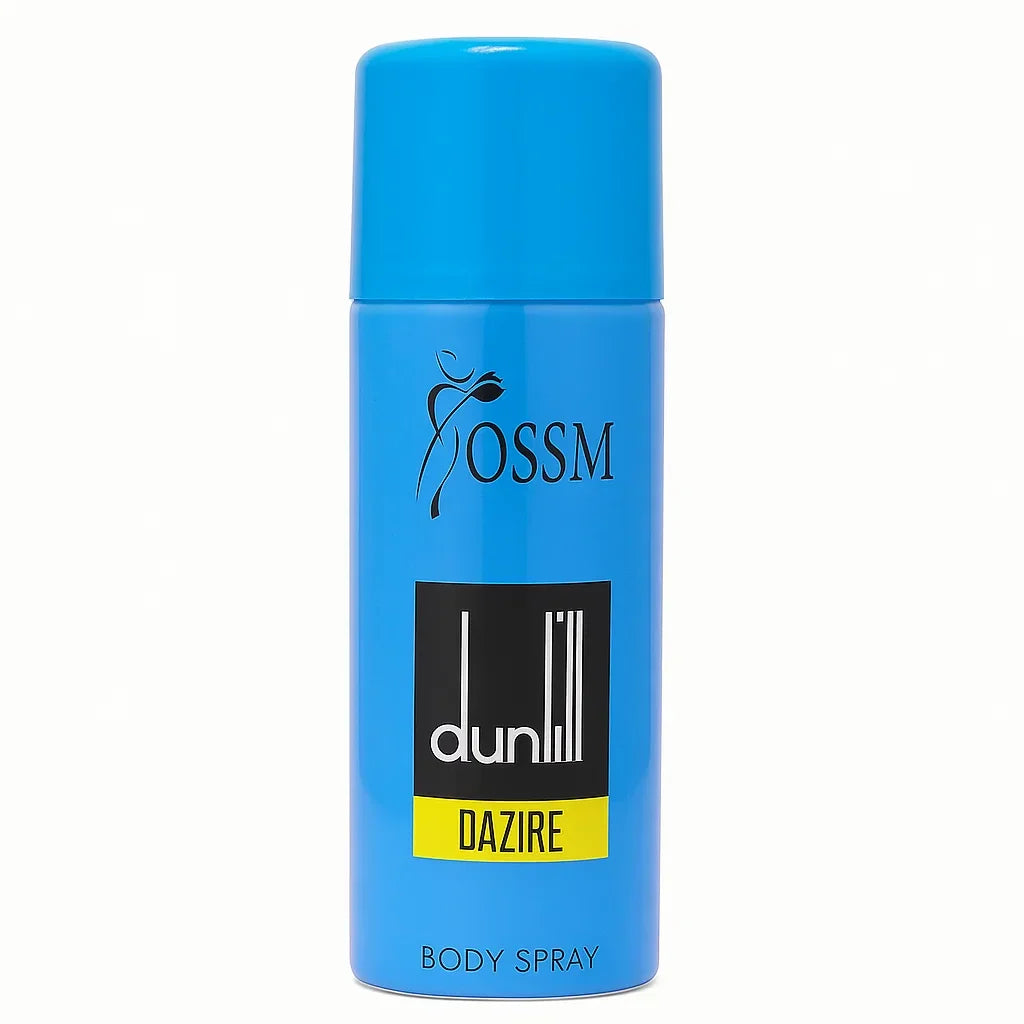 Hossm Dunlill Dazire Blue Body Spray - Buy Online in Pakistan at Cosmia.pk
