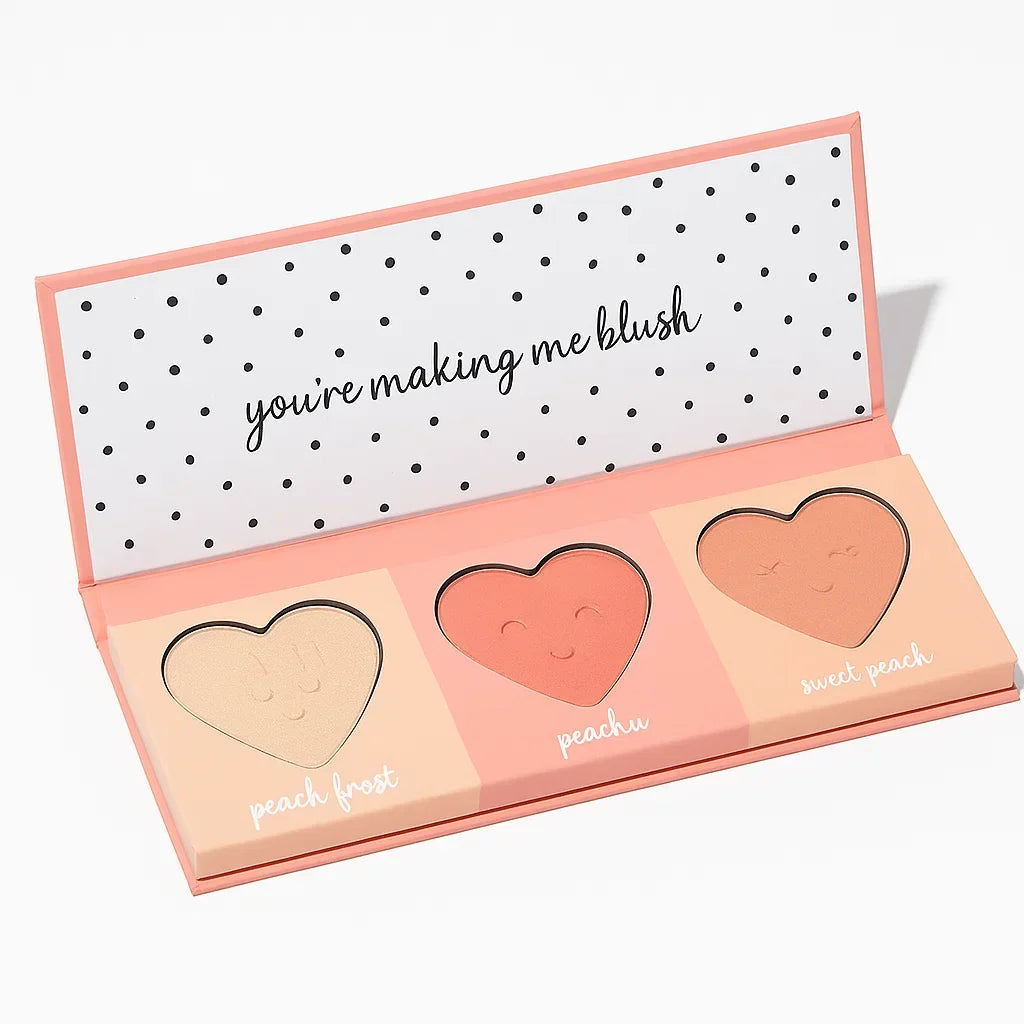 CHEEKY & PEACHY Matte Blush & Highlighter Palette - Buy Online in Pakistan at Cosmia.pk