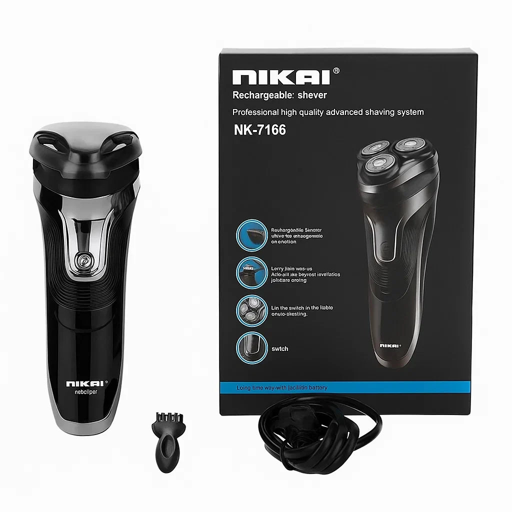 Nikai Rechargeable Shaver NK-7166 - Buy Online in Pakistan at Cosmia.pk