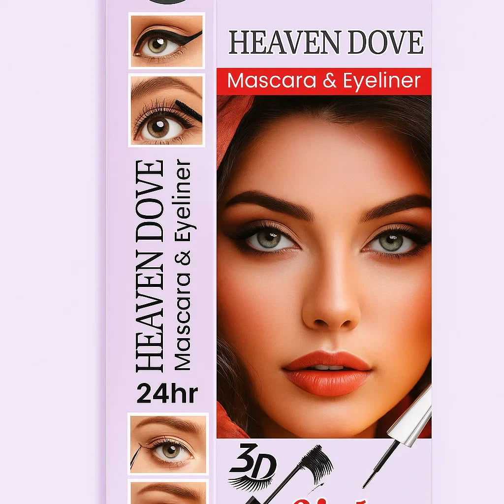 Heaven Dove 2 in 1 Mascara & Eyeliner - Buy Online in Pakistan at Cosmia.pk