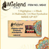 Mielena Valvet Eyeshade Highliter & Blushon Kit - Buy Online in Pakistan at Cosmia.pk