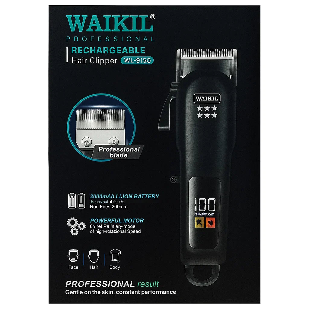 Waikil Professional Hair Clipper WL‑9150 - Buy Online in Pakistan at Cosmia.pk