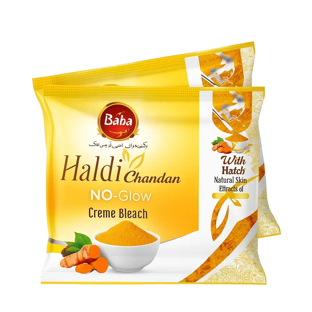 Baba Haldi Chandan Creme Bleach with Haldi Natural Serum - Buy Online in Pakistan at Cosmia.pk