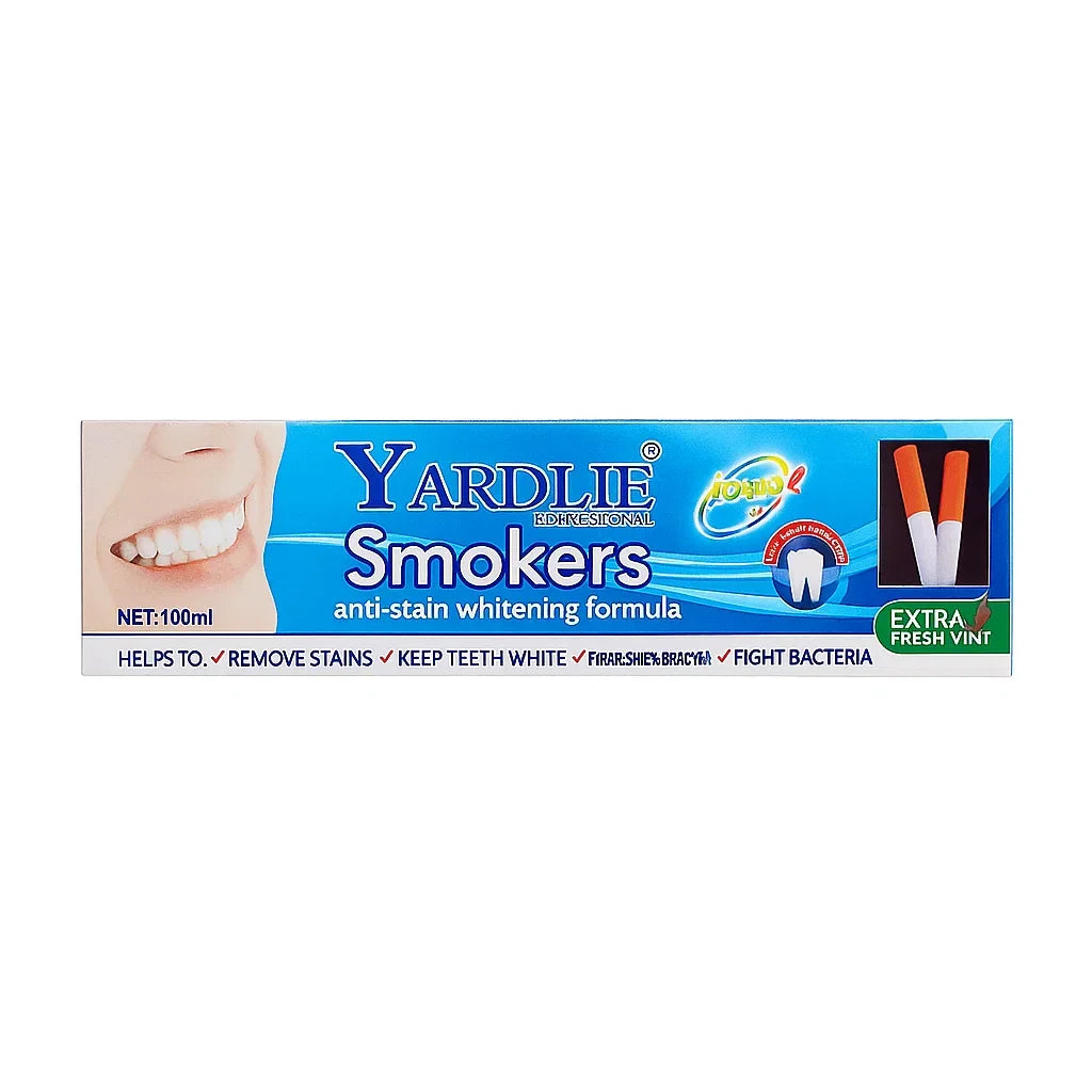 YARDLIE Smokers Anti‑Stain Whitening Toothpaste – 100 ml - Buy Online in Pakistan at Cosmia.pk