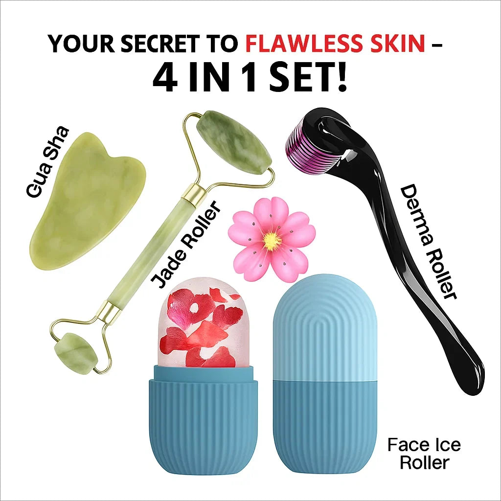 4- in -1 Flawless Skin Tool Set - Buy Online in Pakistan at Cosmia.pk