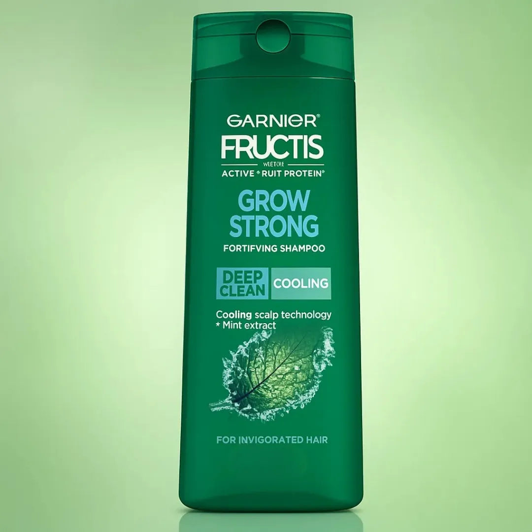 Garnier Fructis Grow Strong Cooling Deep Clean Shampoo - 370ml - Buy Online in Pakistan at Cosmia.pk