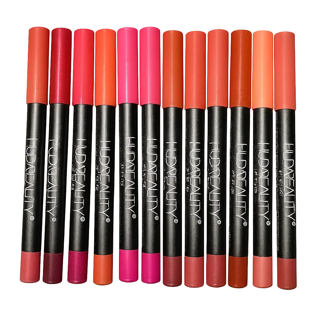 Huda Beauty Lip Pencil - 12 Pack - Buy Online in Pakistan at Cosmia.pk