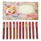 12 Pcs Huda Beauty Matte Liquid Lip Gloss - Buy Online in Pakistan at Cosmia.pk