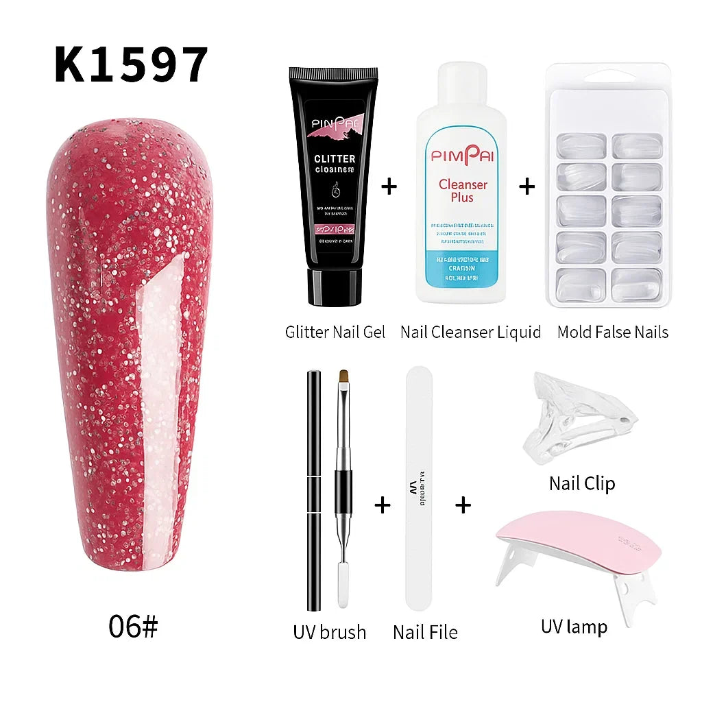 Poly Gel Nail Kit K197 - Buy Online in Pakistan at Cosmia.pk