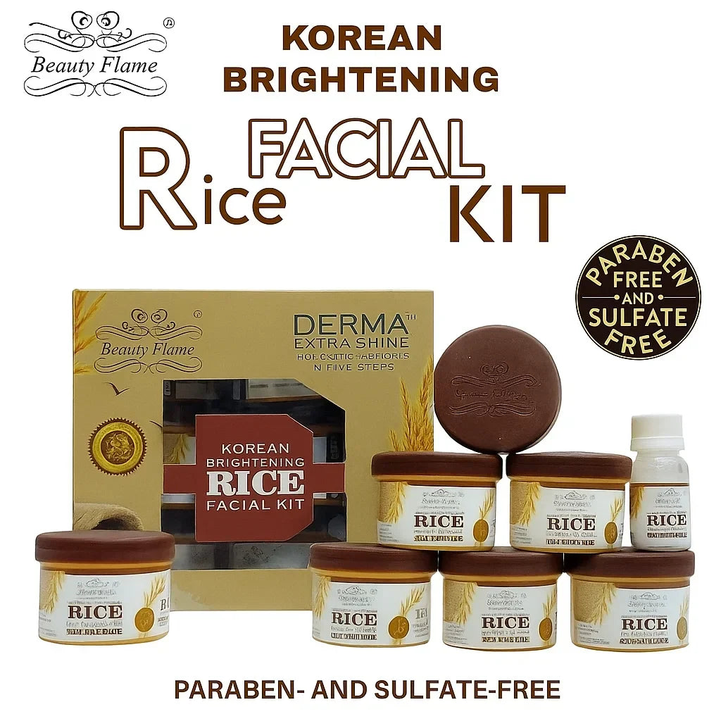 Derma Extra Shine Rice Facial Kit - Buy Online in Pakistan at Cosmia.pk