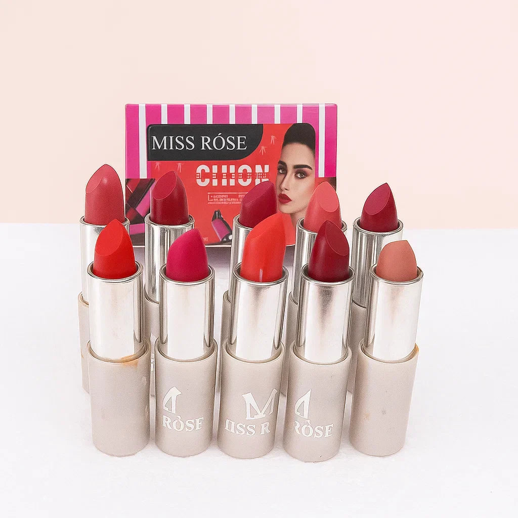 Miss Rose Lipsticks - 10 Pcs Set - Buy Online in Pakistan at Cosmia.pk