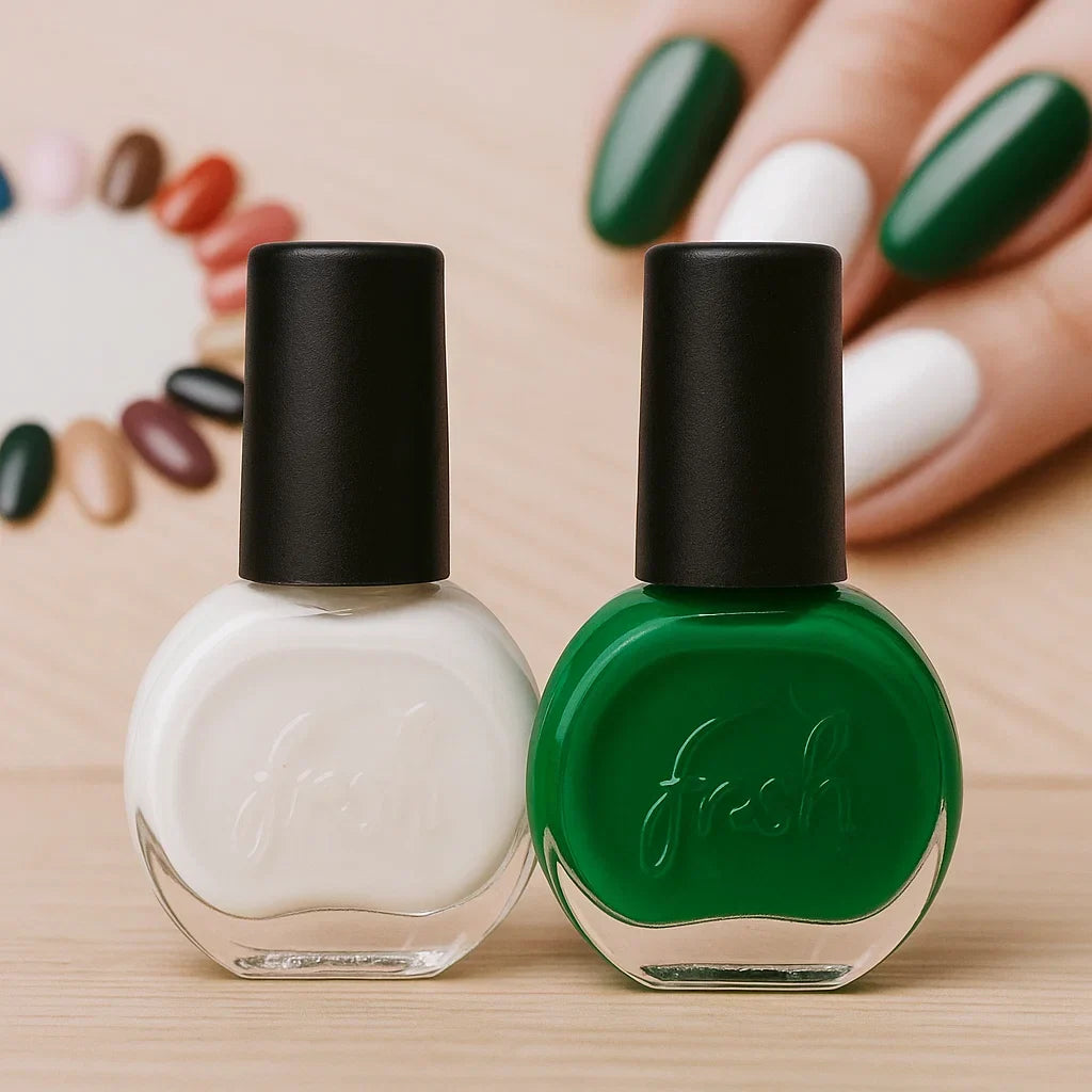 White & Green Peel Off Nail Polish – 2 Piece Set - Buy Online in Pakistan at Cosmia.pk