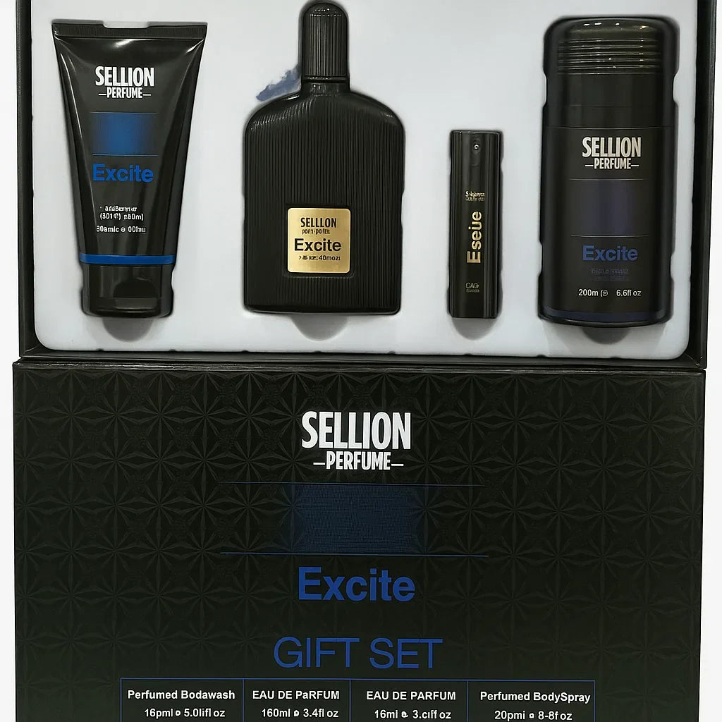 Sellion Excite Perfume Gift Set for Men - Buy Online in Pakistan at Cosmia.pk