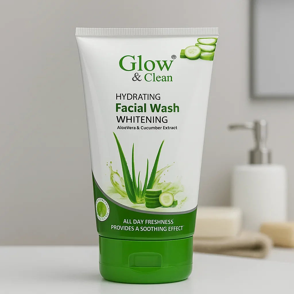 Glow & Clean Aloevera & Cucumber Extract Hydrating Facial Wash - Buy Online in Pakistan at Cosmia.pk