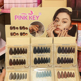 Pink Key Cat's Eye Artificial Nails - Buy Online in Pakistan at Cosmia.pk