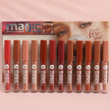 Quden Rose Soft And Matte Lip Gloss - 12 Pcs Set - Buy Online in Pakistan at Cosmia.pk