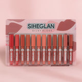 SIHEGLAN Nude Lip Gloss - 12 Pcs Set - Buy Online in Pakistan at Cosmia.pk